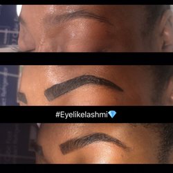 Eyelike Lashmi Extensions - Before & After. Eyebrow Wax & Tint. Tint Last Up To 10 Days