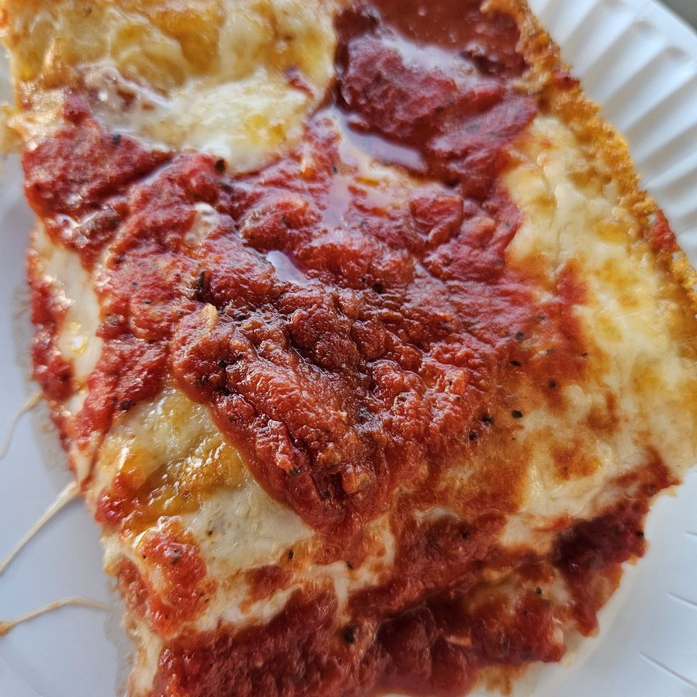 Fuji & Vi's - A square slice of pepperoni pizza - Pizza Near Me - Pasadena, California Fuji & Vi's - A square slice of pepperoni pizza - Pizza Near Me - Pasadena, California