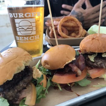 Burger Bench - Sliders and Alpine Duet - American Near Me - Escondido, California