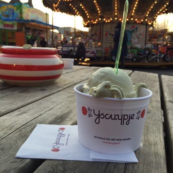 Ijscuypje - Pistachio over strawberry cheesecake - Ice Cream & Frozen Yogurt Near Me - Amsterdam, New Hampshire Ijscuypje - Pistachio over strawberry cheesecake - Ice Cream & Frozen Yogurt Near Me - Amsterdam, New Hampshire