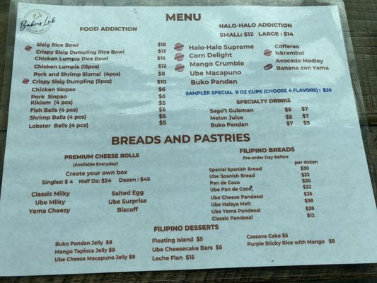Menu photo 4 D Baker's Lab by AnJ Panorama City, CA Menu photo 4 D Baker's Lab by AnJ Panorama City, CA
