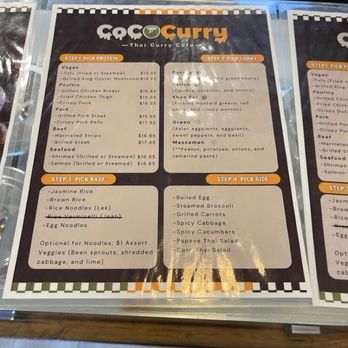 CoCoCurry - Current menu - Thai Near Me - San Diego, California CoCoCurry - Current menu - Thai Near Me - San Diego, California
