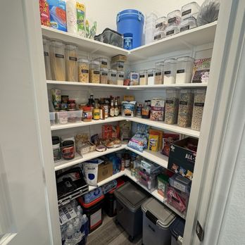 Organized for Good - My pantry after Erin's help - Home Organization Near Me Organized for Good - My pantry after Erin's help - Home Organization Near Me