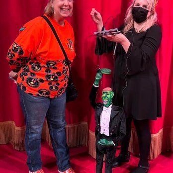 Bob Baker Marionette Theater - Me with Frankenstein puppet - Performing Arts Near Me - Los Angeles, California Bob Baker Marionette Theater - Me with Frankenstein puppet - Performing Arts Near Me - Los Angeles, California