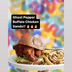 Wet City - Great Buffalo Chicken Shando sandwich with Ghost Pepper