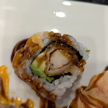 Shiki Sushi & Grill - Missing softshell crab....this is shrimp and avocado. - Sushi Bars Near Me - Kennewick, Washington