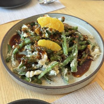 Rustica Earth Sea and Fire - tempura green beans - Asian Fusion Near Me - St. Augustine, Florida