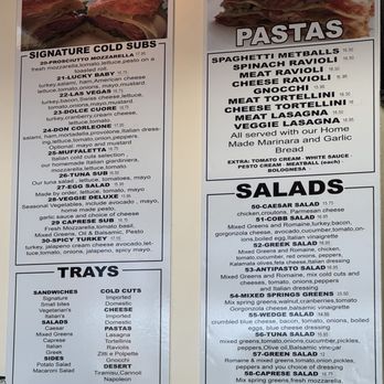 Panino - Menu - Sandwiches Near Me - Las Vegas, Nevada