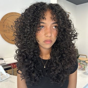 Thairapy Salon - Curly-Plus Haircut from Chanelle. Instagram @beautiedbychanelle - Hair Salons Near Me - Santa Barbara, California
