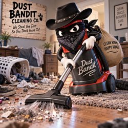 Dust Bandit Cleaning - Our new logo.