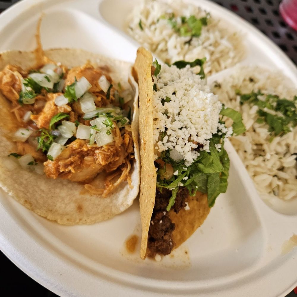 Lunch specials 2 tacos and rice Lunch specials 2 tacos and rice