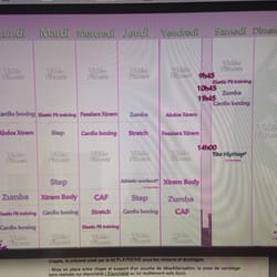 Lady Concept - Le planning du moment!!