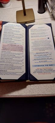 Menu photo 1 Crooked Palm Cabana Tavernier, FL