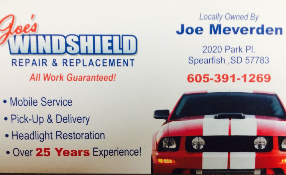 JOE’S WINDSHIELD REPAIR & REPLACEMENT Updated August 2024 2020 Park Pl, Spearfish, South