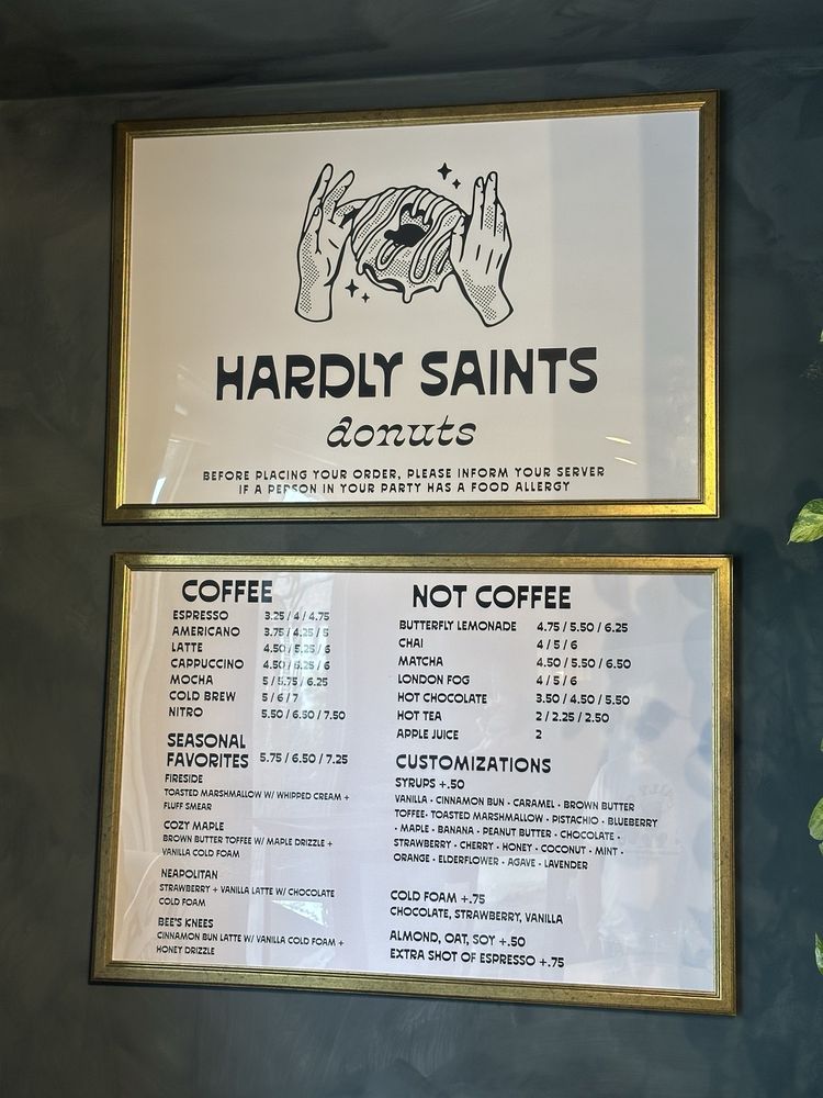 Hardly Saints Donuts Logo