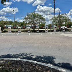 Tesla Supercharger - Jacksonville - Ten Spaces - May 6, 2023