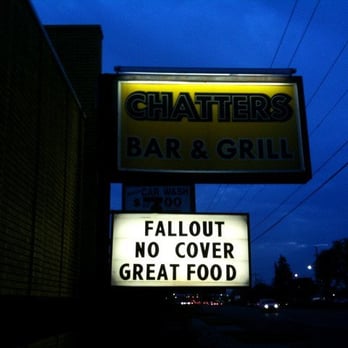 Chatters - a neon sign for a bar and grill - Nightlife Near Me - Westland, Michigan