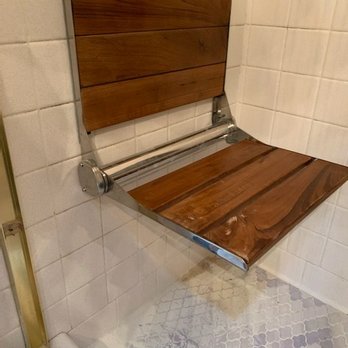 Small Jobs - The shower seat Jay installed - Handyman Near Me
