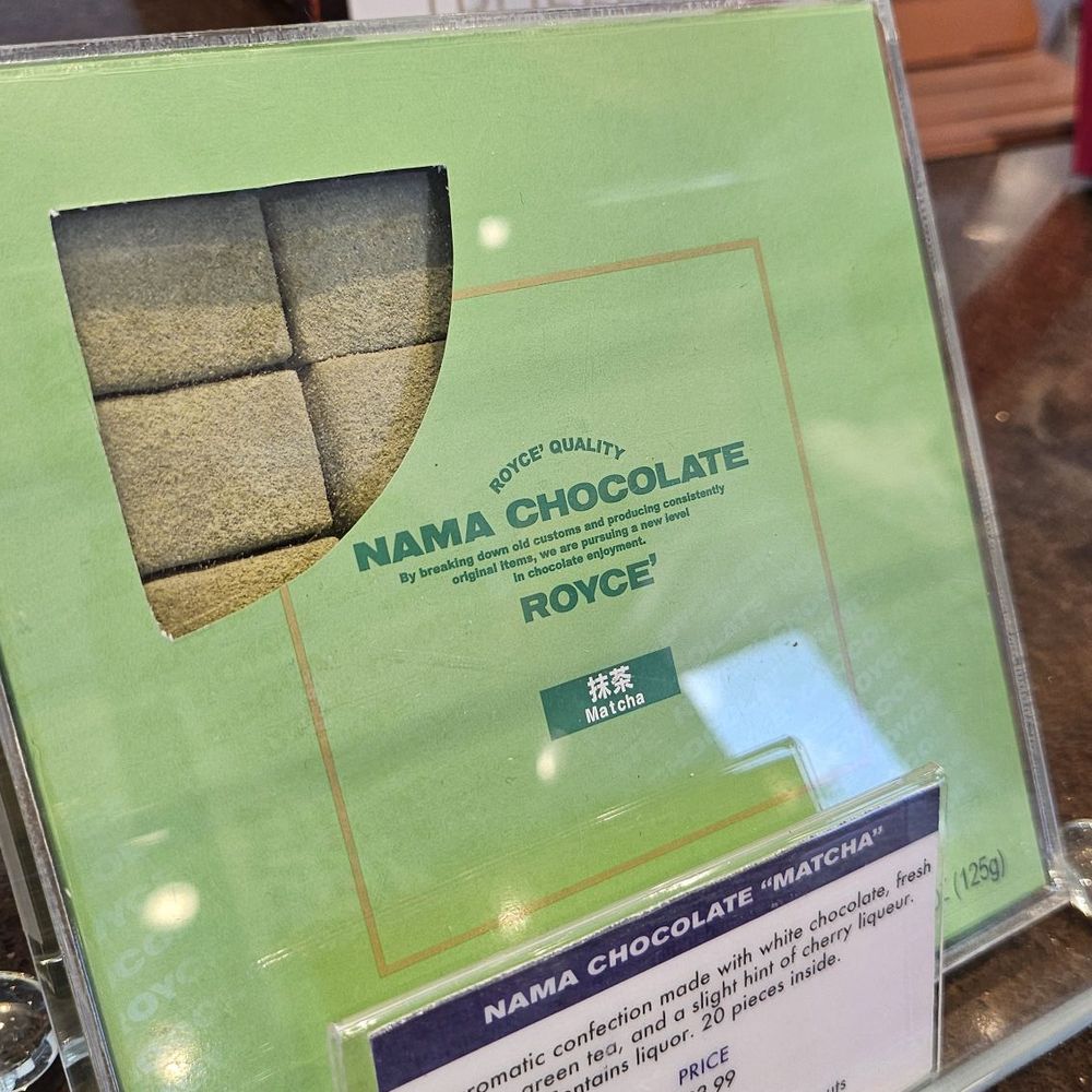 Community Experience: ROYCE' Chocolate - Matcha Nama Chocolate - Yelp Events Near Me - Houston, Texas
