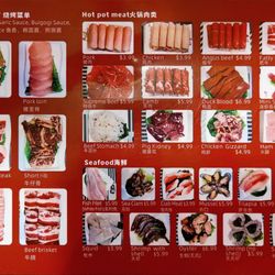 Yummy Garden Hot Pot - Hot pot menu