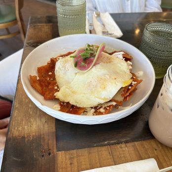 Farmer's Table - Red Chilaquiles - New American Near Me - La Mesa, California