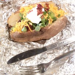 Coupes Cafe and Game Room - Baked potato