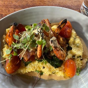 Whiskey Cake - Shrimp and grits - New American Near Me - Plano, Texas Whiskey Cake - Shrimp and grits - New American Near Me - Plano, Texas