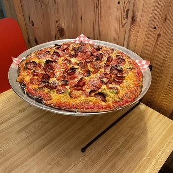 Kim's Uncle Pizza - Pepperoni Giardiniera Pizza - Pizza Near Me - Westmont, Illinois Kim's Uncle Pizza - Pepperoni Giardiniera Pizza - Pizza Near Me - Westmont, Illinois