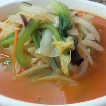 Hee Rae Deung - jam bong - spicy seafood noodle soup - Korean Near Me - Coquitlam, British Columbia