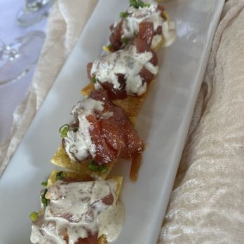 Chef Adrianne's Vineyard Restaurant and Bar - Siuna ahi tuna tartare - delicious! - Steakhouses Near Me - Miami, Florida