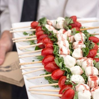 Zov's Catering - Caprese Kebab tray passed appetizer - Caterers Near Me - Tustin, California Zov's Catering - Caprese Kebab tray passed appetizer - Caterers Near Me - Tustin, California