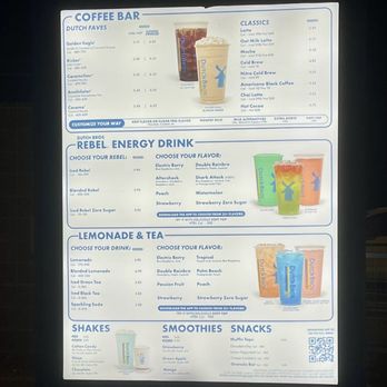 Dutch Bros Coffee - Menu - Juice Bars & Smoothies Near Me - Vallejo, California