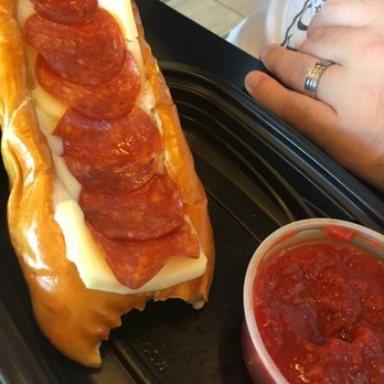 Pretzel Stop - Pepperoni Pizza Pretzel - Pretzels Near Me - Saint Peters, Missouri