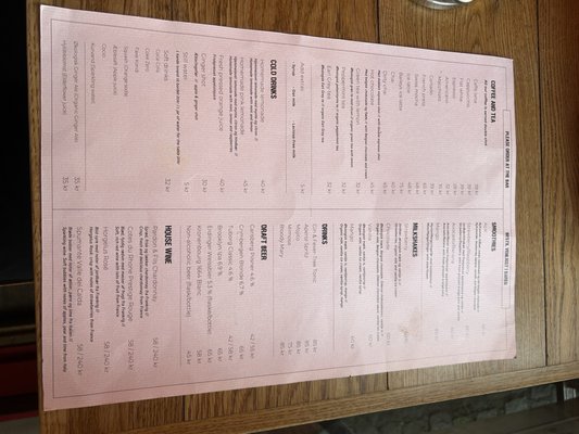 Menu photo 2 The Laundromat Cafe København Ø, 84 Menu photo 2 The Laundromat Cafe København Ø, 84