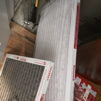 Beal Properties - How the first air filter looked out of the apartment (was not replaced prior to move-in) - Property Management Near Me - Chicago, Illinois