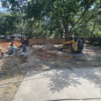 Helton Ingram Septic - Installing the PVC pipes to the tanks - Septic Services Near Me - Cleburne, Texas