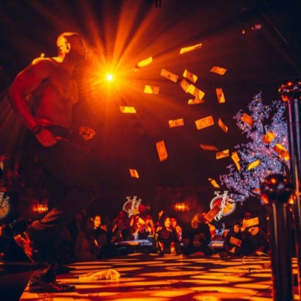 Making it rain! Making it rain!