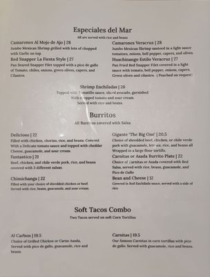 Menu photo 2 La Fiesta Grande Pasadena, CA Menu photo 2 La Fiesta Grande Pasadena, CA