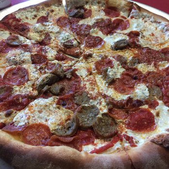 Totonno's - Pepperoni and Sausage - Pizza Near Me - Brooklyn, New York Totonno's - Pepperoni and Sausage - Pizza Near Me - Brooklyn, New York