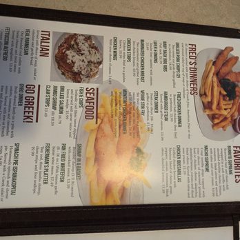 Fredi’s Grill - Menu with burgers Italian and other items like nachos - American Near Me - Burton, Michigan