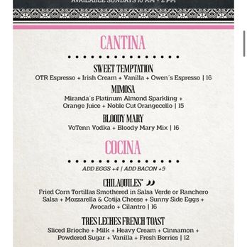 Miranda Lambert's Casa Rosa - Menu - Mexican Near Me - Nashville, Tennessee Miranda Lambert's Casa Rosa - Menu - Mexican Near Me - Nashville, Tennessee