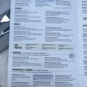 True Food Kitchen - Menu - Vegetarian Near Me - Pasadena, California True Food Kitchen - Menu - Vegetarian Near Me - Pasadena, California