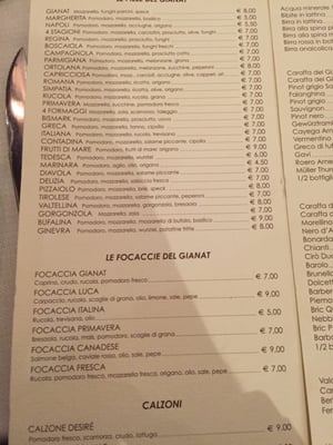 Menu photo 4 Gianat Milan, MI Menu photo 4 Gianat Milan, MI