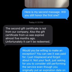 Positive Wave - The conversation that verifies this owner does not care about her customers.