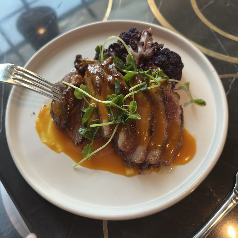 One40 Rooftop - Roasted Moulard Duck Breast - Breakfast & Brunch Near Me - New York, New York