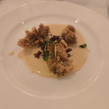 Broussard's Restaurant & Courtyard - Fried oysters with brie fondue - Seafood Near Me - New Orleans, Louisiana Broussard's Restaurant & Courtyard - Fried oysters with brie fondue - Seafood Near Me - New Orleans, Louisiana