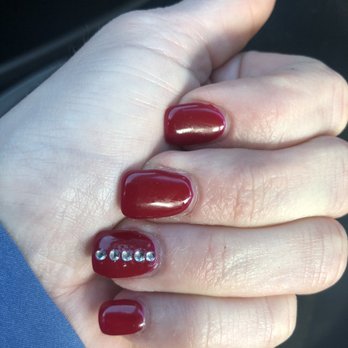 Excellent Nails & Spa - Dark scarlet 66 - Nail Salons Near Me - Vista, California