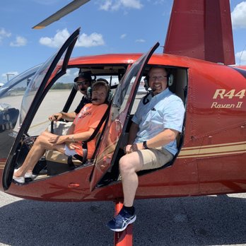 Lost Bay Helicopters - My wife and I after the amazing helicopter tour over Gulf Shores and Orange Beach. - Aerial Tours Near Me - Gulf Shores, Alabama
