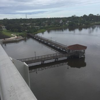Granada Bridge - Fishing pier and walkway below - Landmarks & Historical Buildings Near Me - Ormond Beach, Florida