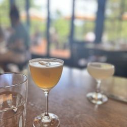 Supper - Earl gray and a lemon drop martini